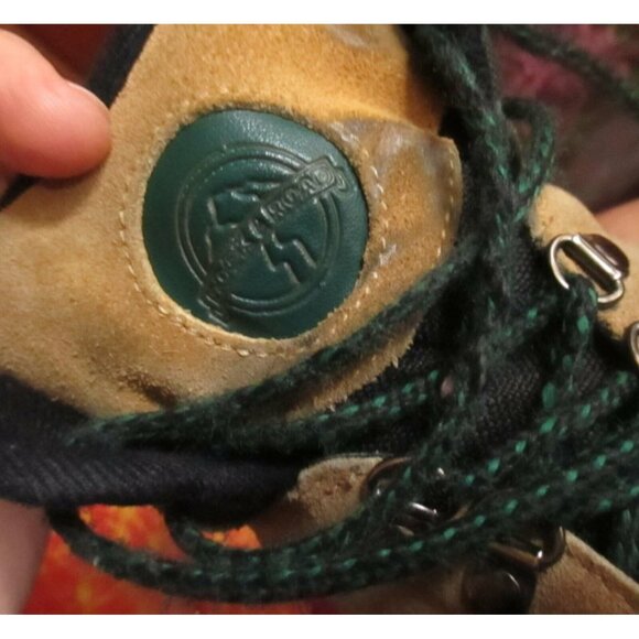 Vintage Women’s Hiking Boots 10 1990's ROCK ROAD Brown Suede Trail Outdoor - Picture 6 of 11